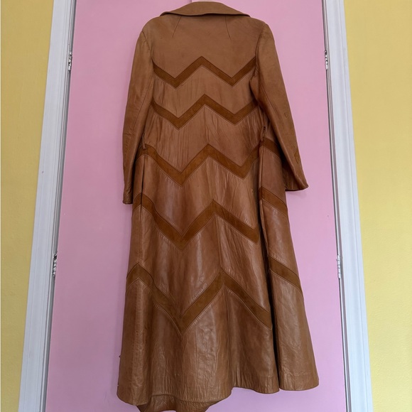 RARE Vintage Skin Gear Leather Trench Coat - Picture 2 of 7